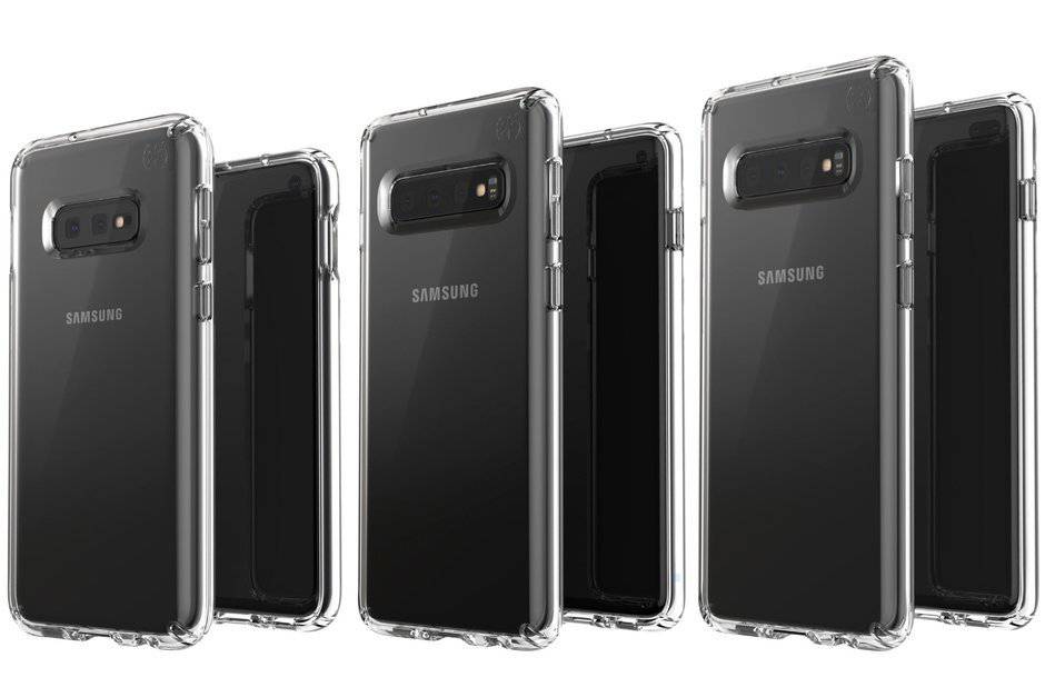 Samsung-Galaxy-S10E-S10-and-S10-shown-off-in-press-render-side-by-side قیمت‌گذاری سامسونگ گلکسی S10 در مقایسه با جدیدترین مدل‌های آی‌فون بسیار پایین‌تر خواهد بود!  