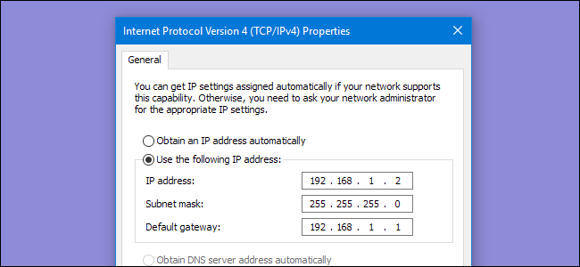 DHCP STATIC IP.