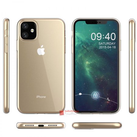 رنگ طلایی رندر iphone XR 2019