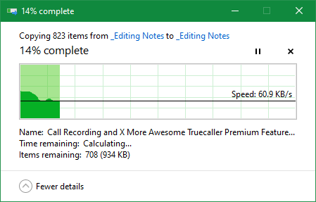 افرایش سرعت کپی کردن فایل‌ها در ویندوز 10