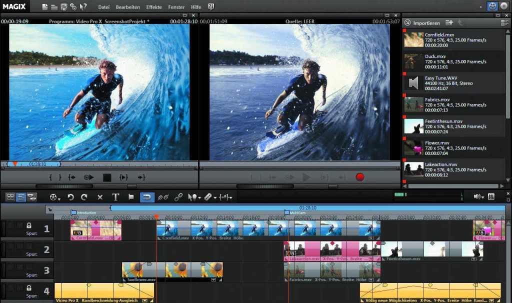 video editing software for pc