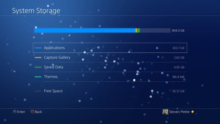 حذف بازی ها در PS4