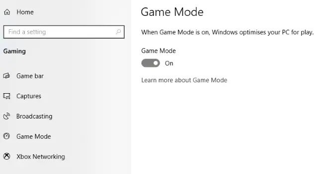 Optimize Windows 10 for gaming