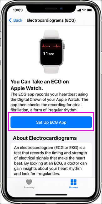 کاربرد اپلیکیشن ECG در اپل واچ