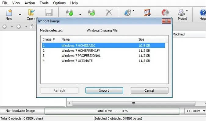Open WIM files in Windows 10