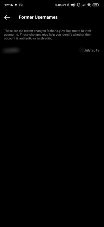 مشاهده تاریخچه نام کاربری اینستاگرام