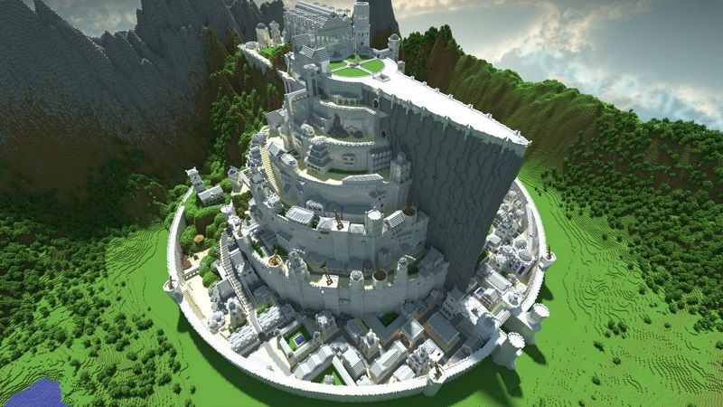 cool-builds-for-minecraft-minas-tirith