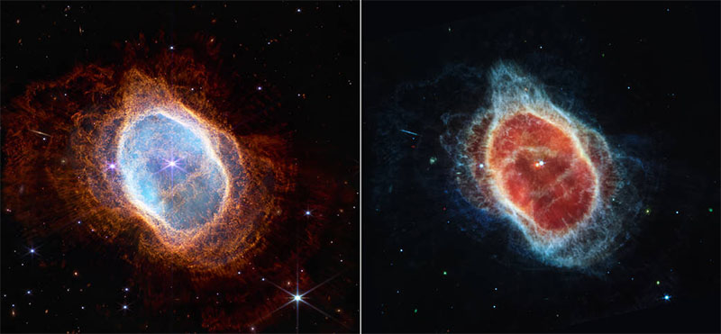 تصاویر تلسکوپ جیمز وب از سحابی حلقه جنوبی