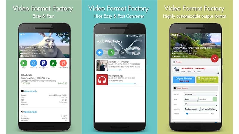 برنامه تبدیل فرمت فیلم Video Format Factory دانلود و آموزش