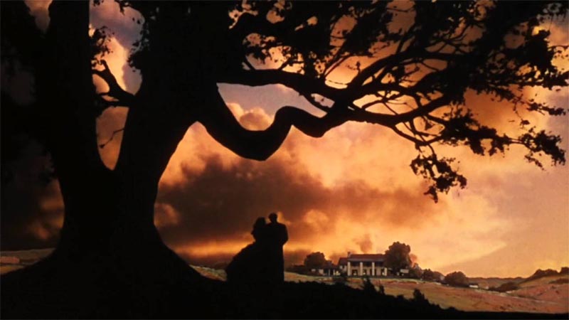 سکانس معروف بر باد رفته برای بهترین فیلم های رمانتیک تاریخ جهان