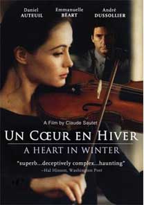 عکس کاور فیلم قلبی در زمستان A Heart in Winter یا به فرانسوی UN COEUR EN HIVER