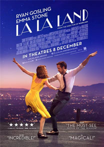عکس کاور فیلم لا لا لند La La Land موزیکال رمانتیک و عاشقانه