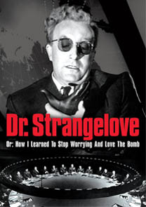 عکس کاور فیلم کمدی کوبریک دکتر استرنجلاو چگونه یادگرفتم دست از هراس بردارم و به بمب عشق بورزم