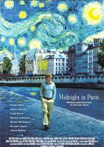 عکس کاور پوستر معرفی فیلم وودی الن نیمه شب در پاریس Midnight in Paris