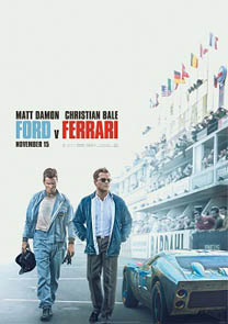 عکس کاور پوستر معرفی فیلم ماشینی فورد و فراری Ford v Ferrari