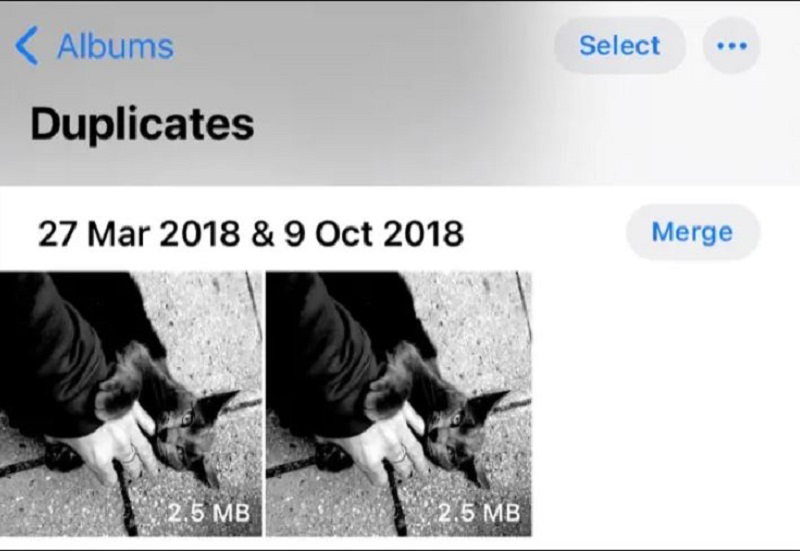 پیدا و حذف کردن تصاویر تکراری در آیفون با iOS 16