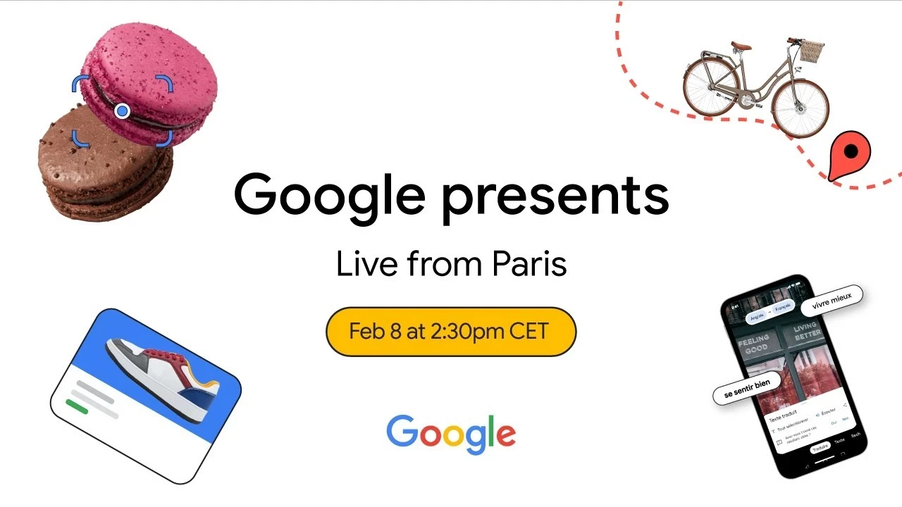 Google announces Live from Paris streaming event for Feb 8 focusing on Search Maps and beyond قطب آی تی