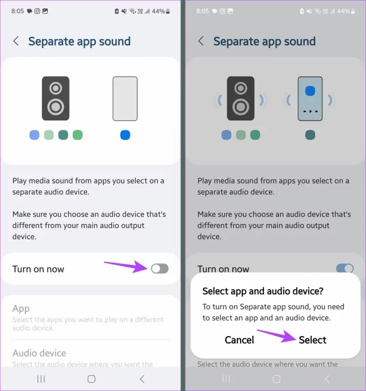 Enable separate app sounds 1437x1536 result