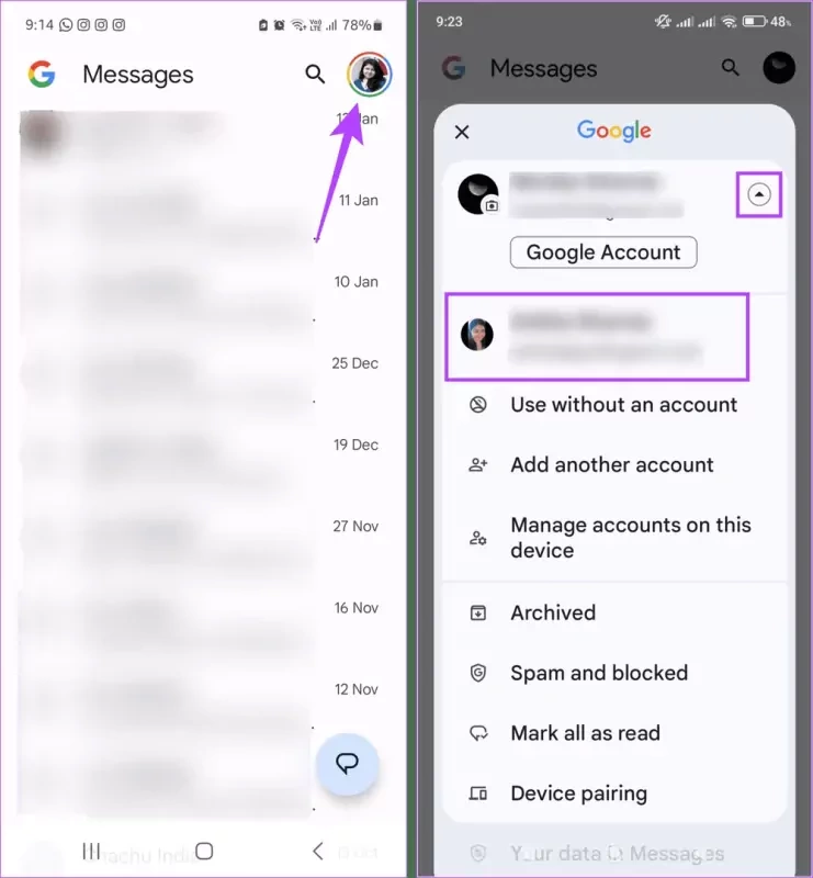 Select the new gmail account 1 1422x1536 result