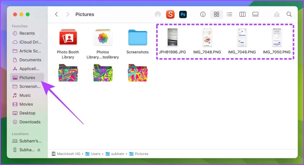 Pictures Folder Finder Mac