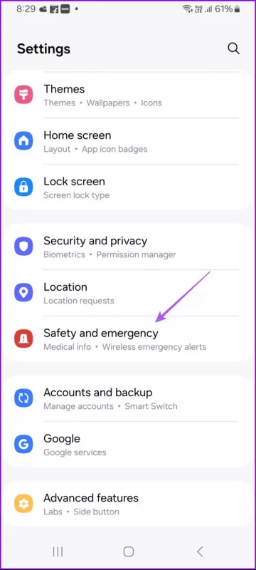 safety and emergency settings samsung 461x1024 1 result