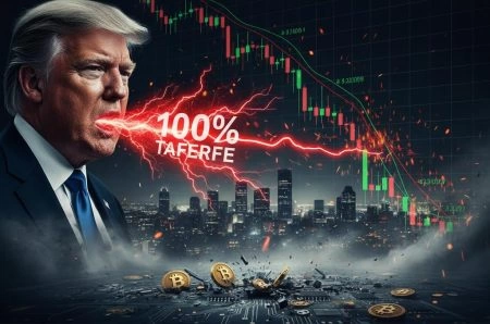 سقوط تاریخی بیت‌کوین پس از تعرفه ۱۰۰ درصدی ترامپ علیه چین و نابودی ۱۹ میلیارد دلار!