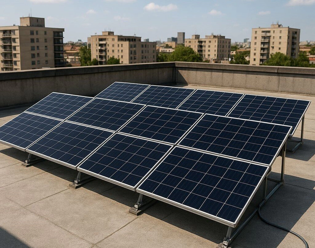 نیروگاه خورشیدی پشت‌بام