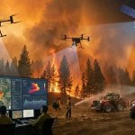 هوش مصنوعی آتش سوزی جنگل