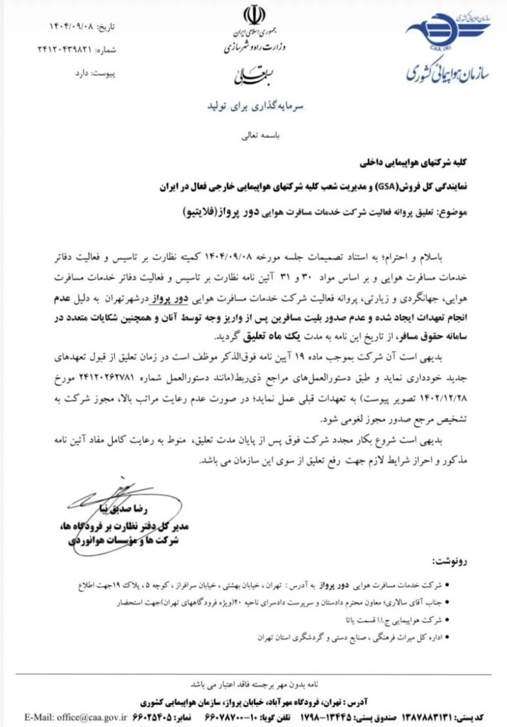 تعلیق فلایتیو