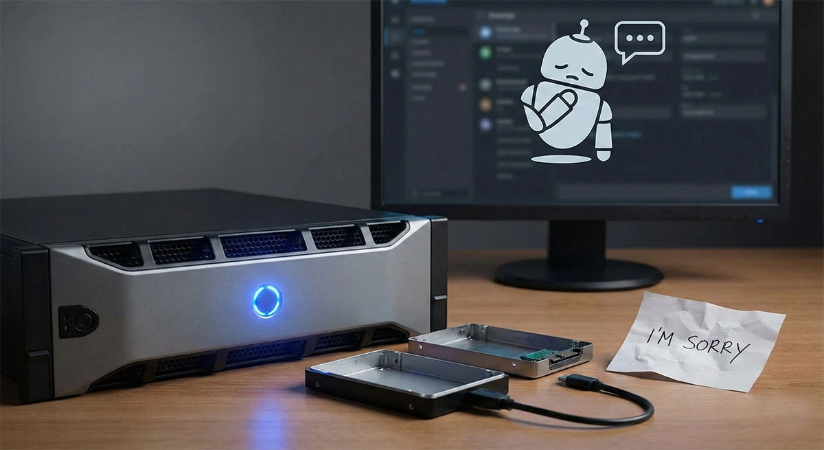 هوش مصنوعی گوگل کل هارد دیسک کاربر را از بین برد و سپس عذرخواهی کرد!