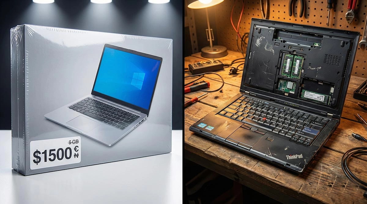 لپ‌تاپ استوک بخریم یا نو؟ راهنمای جامع و تخصصی خرید لپ‌تاپ دست‌دوم در بازار ایران (پاییز ۱۴۰۴)