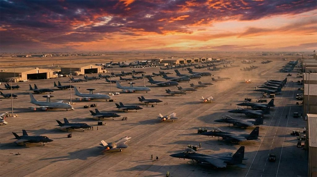 ۵۰۰ هواپیمای جنگی در همسایگی ایران: بررسی نقشه احتمالی حمله آمریکا