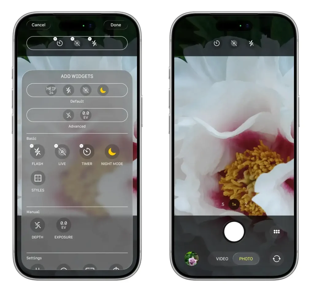 دوربین آیفون در iOS 27