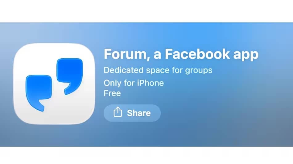 اپلیکیشن Forum متا
