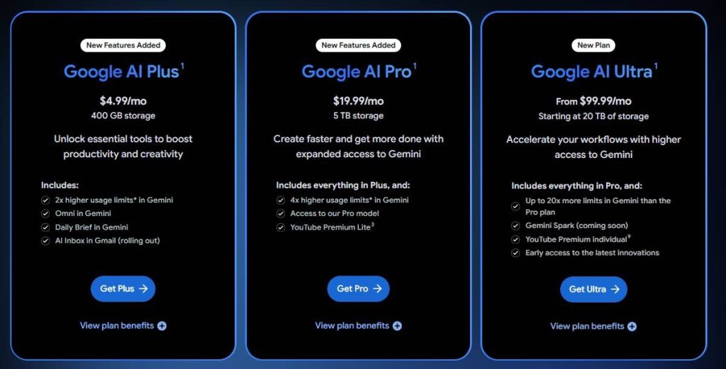 گوگل AI Plus