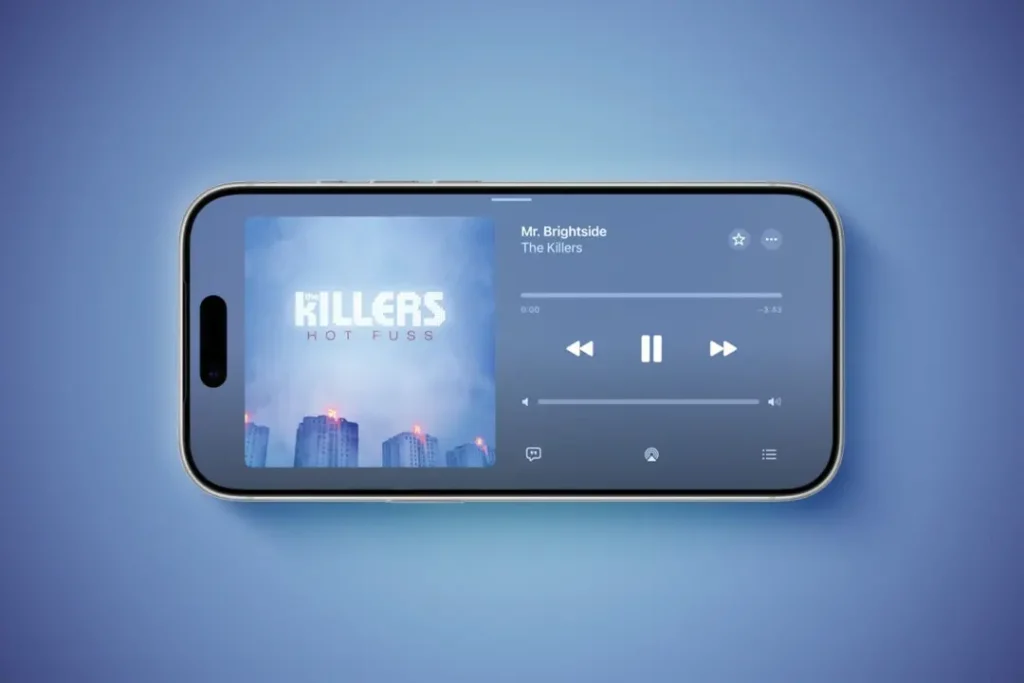 حالت افقی iOS 27