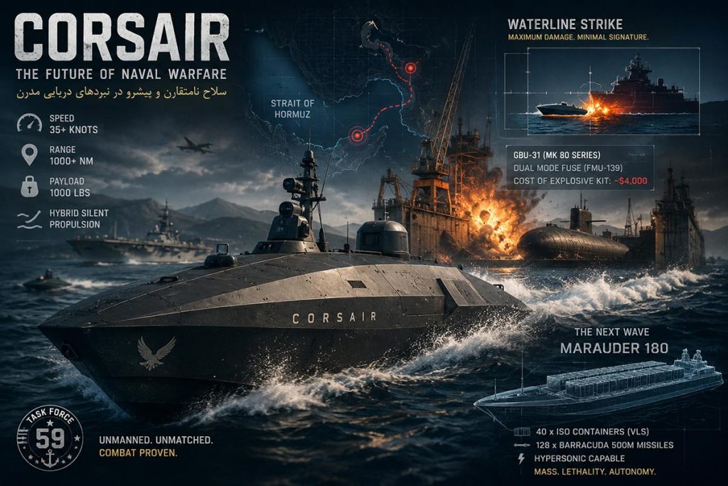 بررسی جامع شهپاد کورسر (Corsair): سلاح نامتقارن و پیشرو در نبردهای دریایی مدرن
