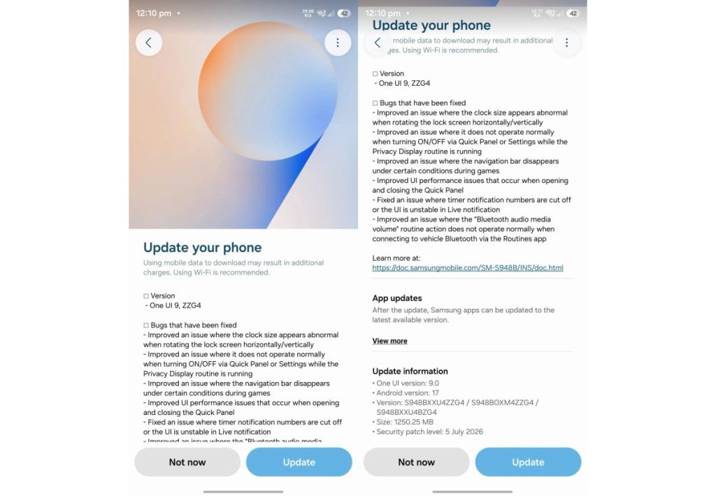 One UI 9