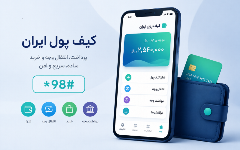 «کیف پول ایران» رسما آغاز به کار کرد؛ پرداخت، انتقال وجه و خرید بدون نیاز به کارت بانکی